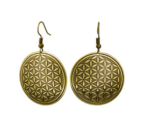 Серьги "Цветок жизни"