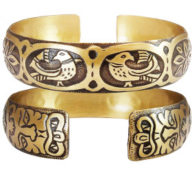 Браслет с львиными масками