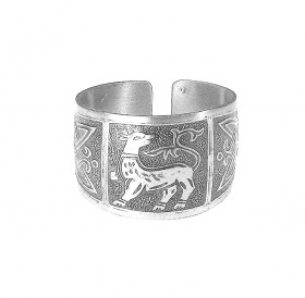 Кольцо «Зверь с процветшим хвостом»