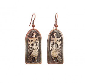 Серьги «Дева-птица»