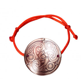 Браслет-шнурок «Трехногий коловрат». Тиснение