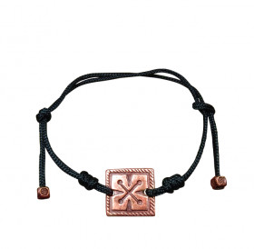 Браслет-шнурок «Иней» № 2