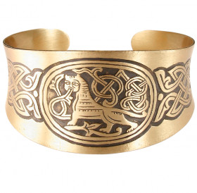 Браслет вогнутый «Царь зверей»