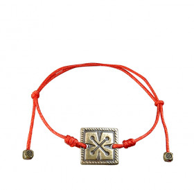 Браслет-шнурок «Иней» № 2