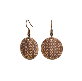 Серьги "Цветок жизни"