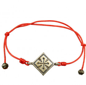 Браслет-шнурок «Иней» № 3