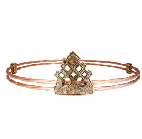 Очелье двойное витое малое «Пара оленей»