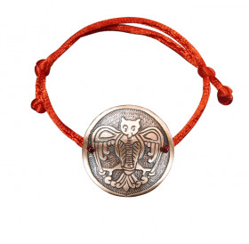 Браслет-шнурок «Сова». Тиснение