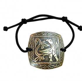 Браслет-шнурок «Жаворонок». Тиснение