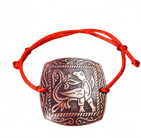 Браслет-шнурок «Жаворонок». Тиснение