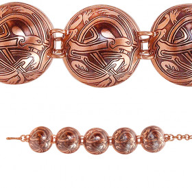 Браслет «Кельтские переплетенные собаки»