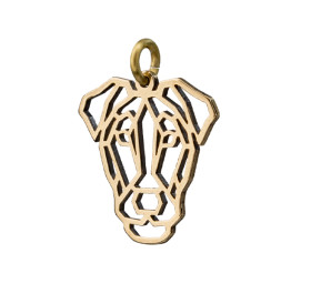 Подвеска "Геометрическая собака"