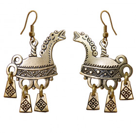 Серьги «Коньки из деревни Бегуницы»