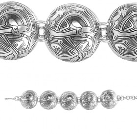 Браслет «Кельтские переплетенные собаки»