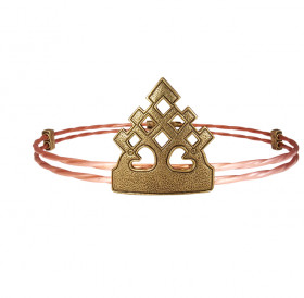 Очелье двойное витое «Пара оленей»