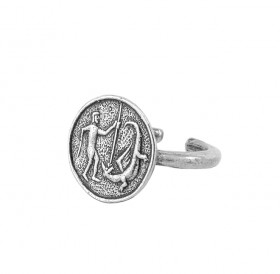 Кольцо «Воин, поражающий ящера»