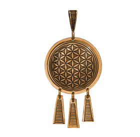 Подвеска "Цветок жизни"  с висюльками