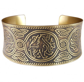 Браслет вогнутый «Былина»