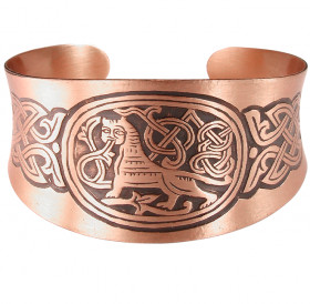Браслет вогнутый «Царь зверей»