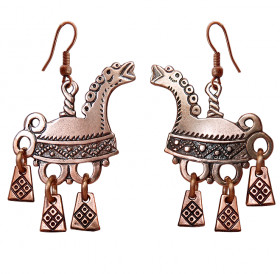 Серьги «Коньки из деревни Бегуницы»