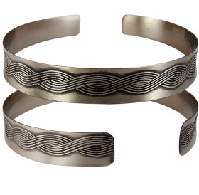 Браслет вогнутый «Северное море»