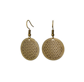 Серьги "Цветок жизни"