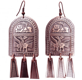 Серьги шумящие «Владимирские гуси-лебеди»