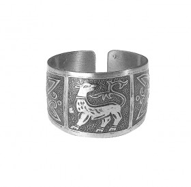 Кольцо «Зверь с процветшим хвостом»