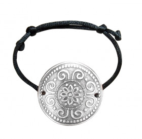 Браслет-шнурок «Достаток». Тиснение