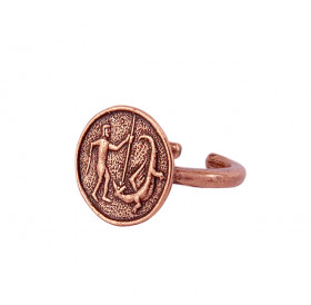 Кольцо «Воин, поражающий ящера»