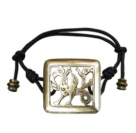 Браслет-шнурок «Двуглавый грифон»