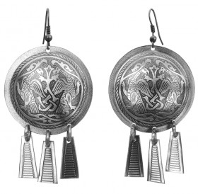 Серьги шумящие «Суздальские ястребы»