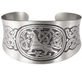 Браслет вогнутый «Царь зверей»