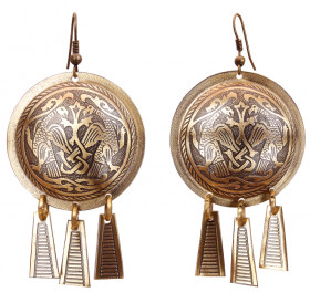 Серьги шумящие «Суздальские ястребы»