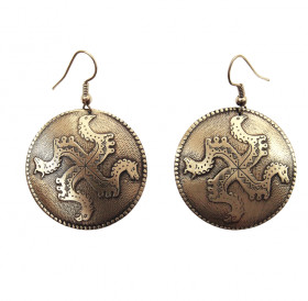 Серьги «Солнцеворот»