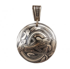 Подвеска «Кельтские переплетенные собаки»