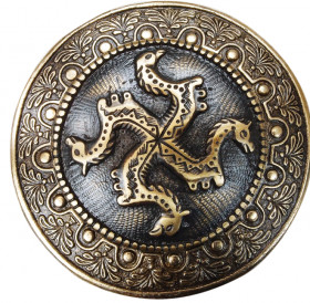 Фибула литая «Солнцеворот»