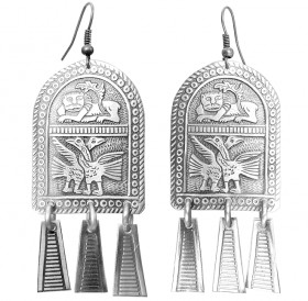 Серьги шумящие «Владимирские гуси-лебеди»