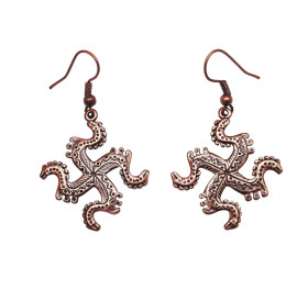 Серьги прорезные «Солнцеворот»