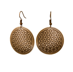 Серьги "Цветок жизни"