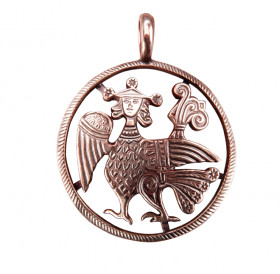 Подвеска прорезная тонкая «Алконост»