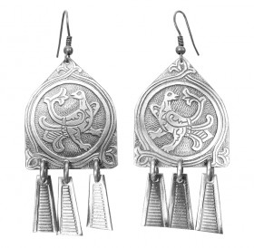 Серьги шумящие «Горлица»