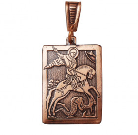 Подвеска «Георгий Победоносец, повергающий змия»