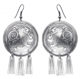 Серьги шумящие «Суздальский лев»