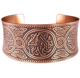 Браслет вогнутый «Былина»