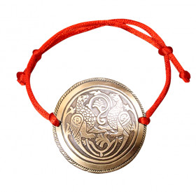 Браслет-шнурок «Симарглы». Тиснение