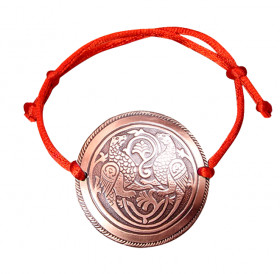 Браслет-шнурок «Симарглы». Тиснение