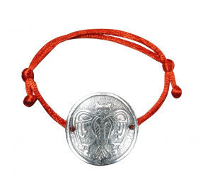 Браслет-шнурок «Сова». Тиснение