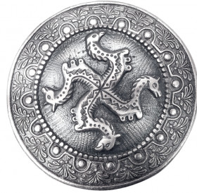 Фибула литая «Солнцеворот»