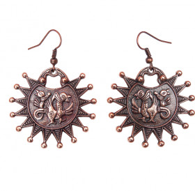 Серьги «Двухголовые грифоны»